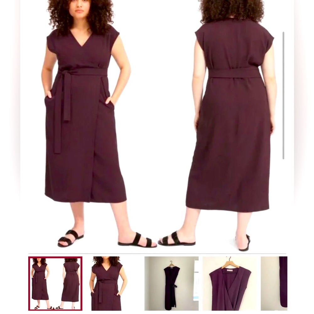 Everlane Japanese wrap dress